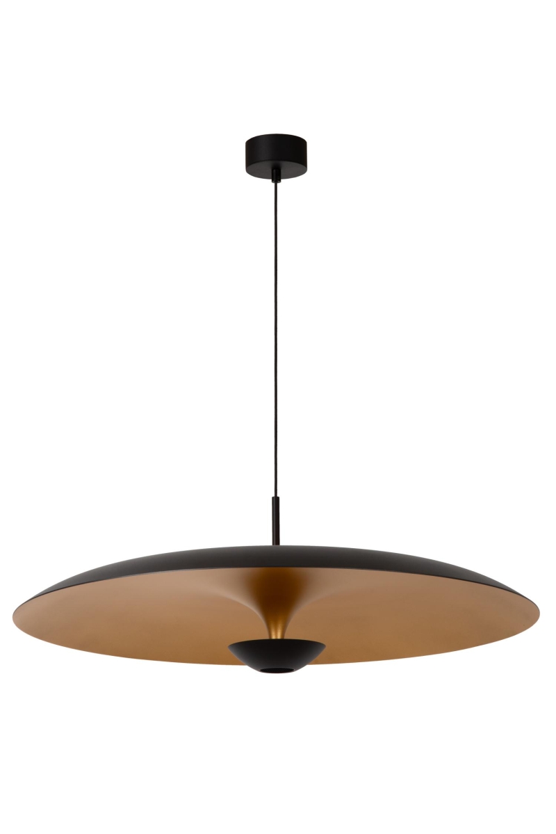 Lucide Premium KENNETH - Pendant light - Ø 80 cm - LED Dim. - 1x22W 2700K - Black
